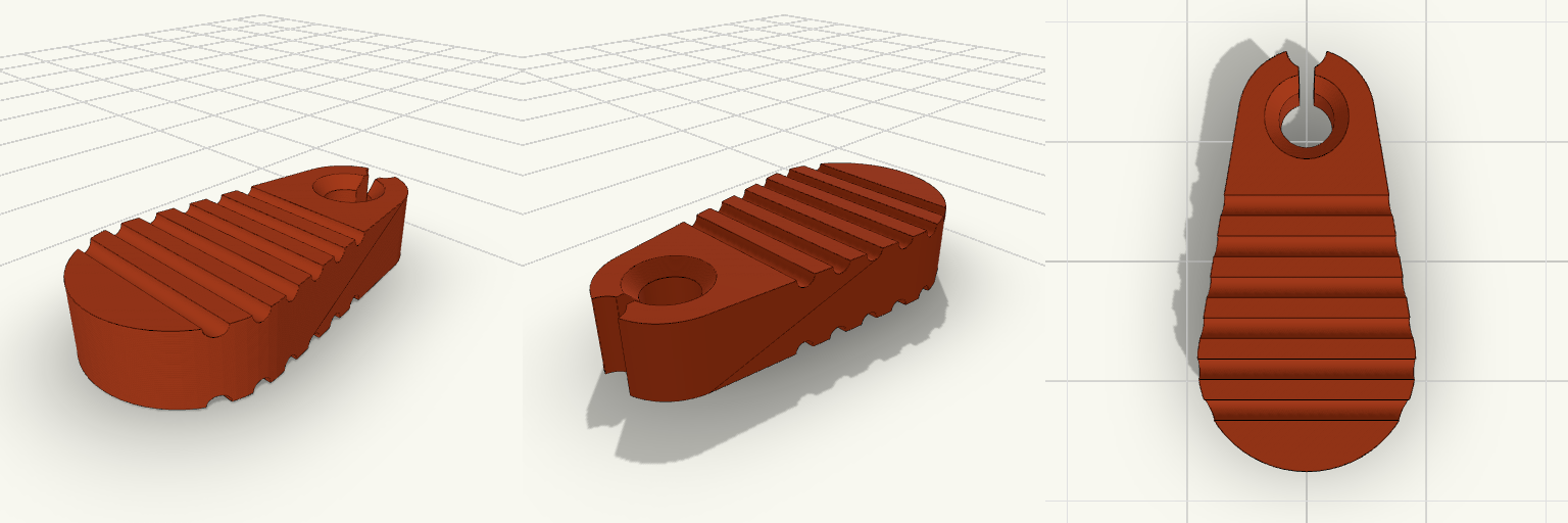4mm Slider Snap-On Zipper Pull