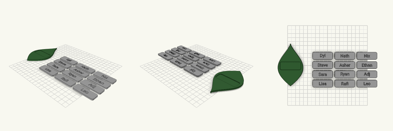 50x18mm Tag Leaf Holder