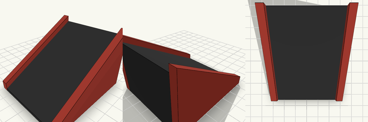 Material-Saving 30-Degree Base