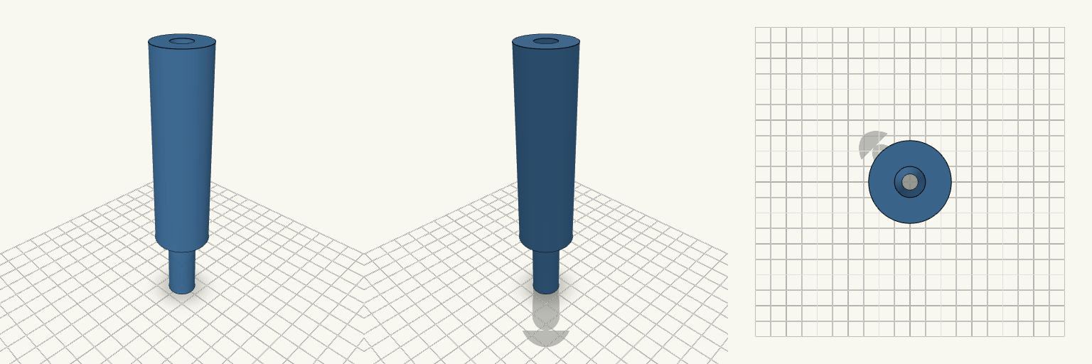 100mm Stepped Cylinder Adapter