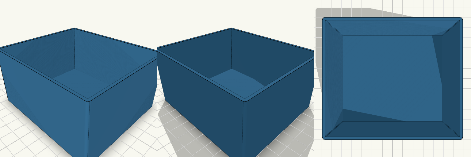 Exact 100x87mm Deep Tray