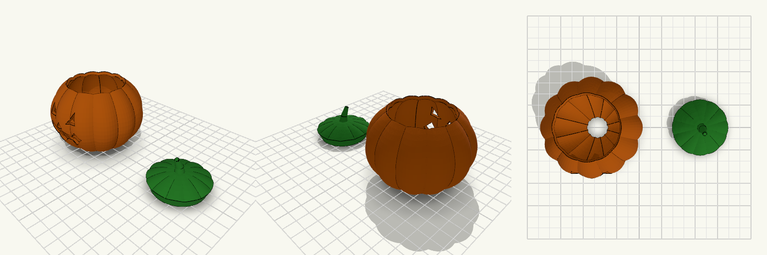Stylish Halloween Pumpkin