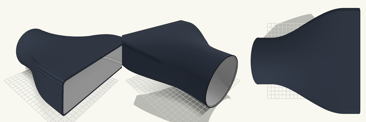 Compact Offset Duct Adapter