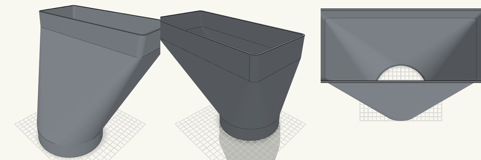 Eccentric Duct Adapter 125mm