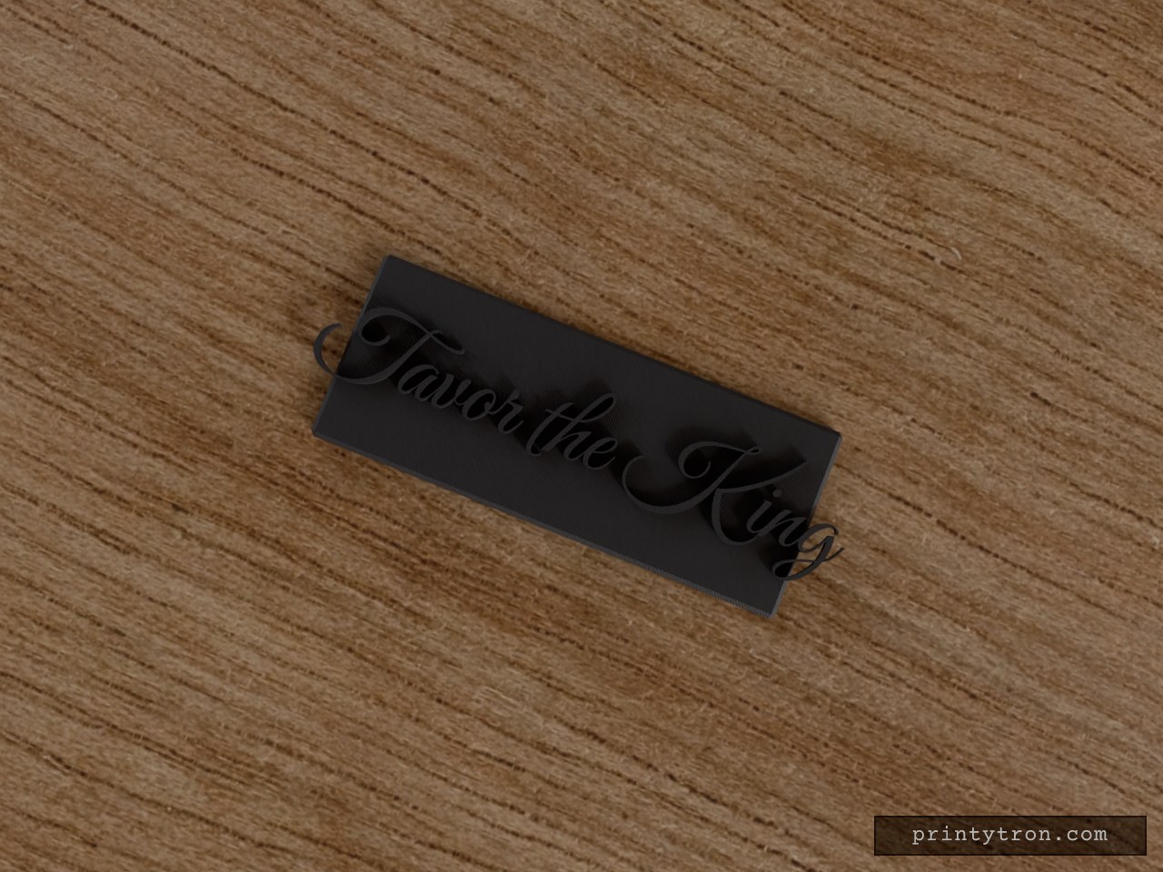 Embossed Nameplate Plaque 150mm