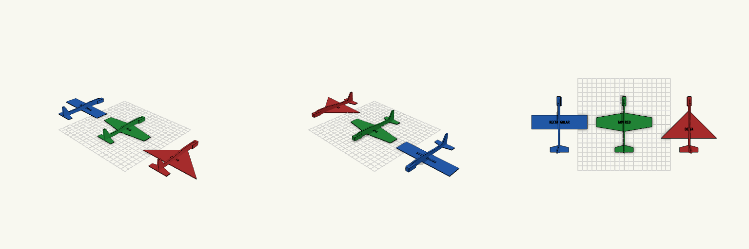 2AeroTest — Glider Wing Comparison