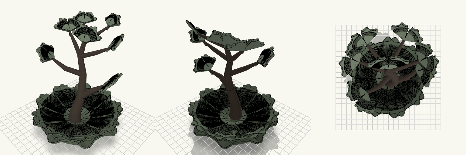 170mm Ginkgo Jewelry Tree