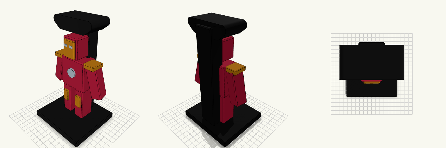 Armored Figure Headset Stand
