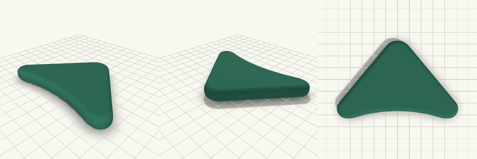 Triangular Facial Release Tool