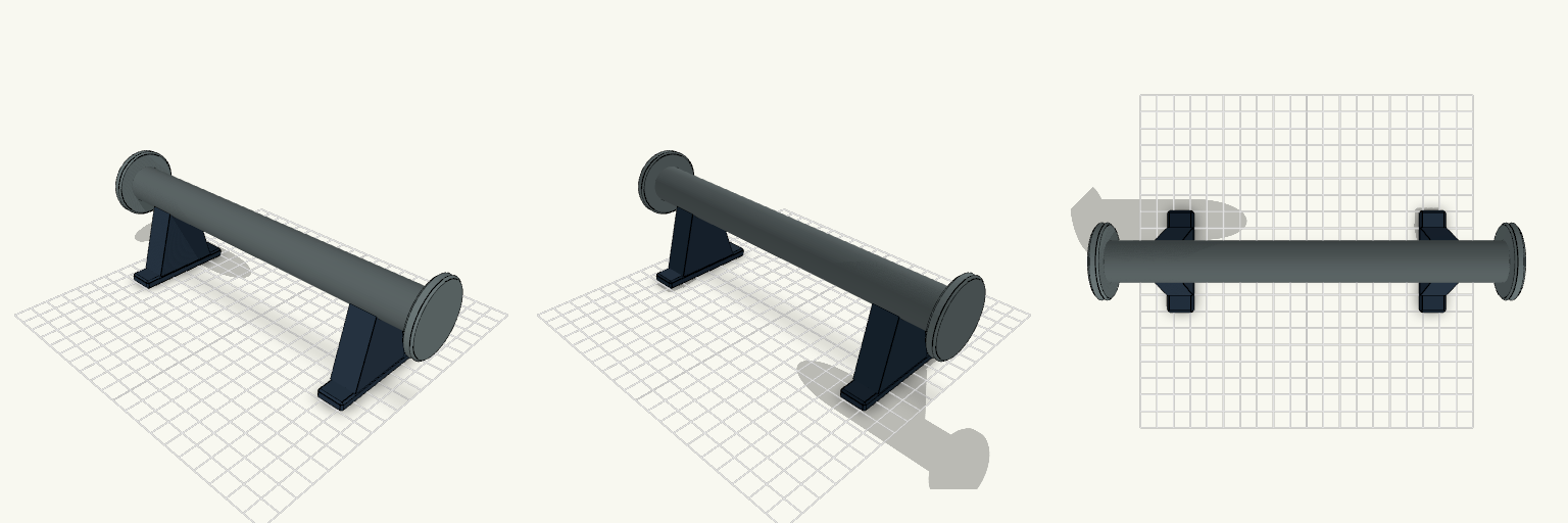 Freestanding Dual Roll Holder