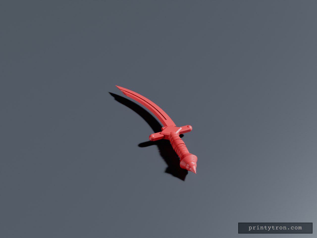 Weathered Scimitar Display Prop