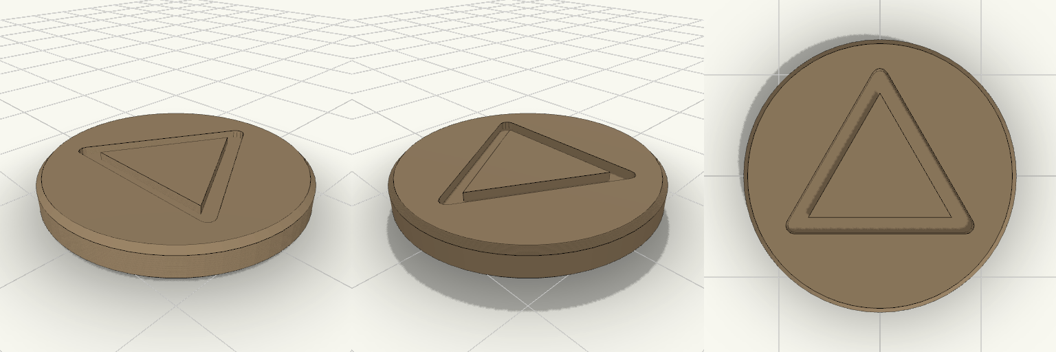 Tokens 3d print