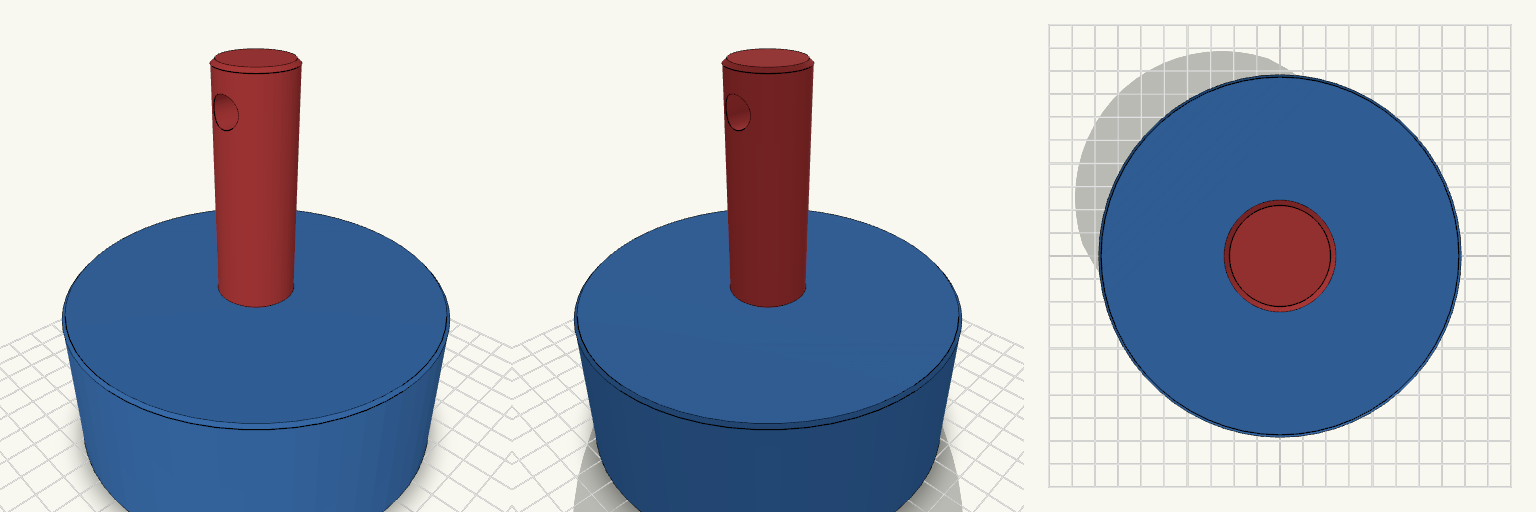 Cylinder Weight With Post