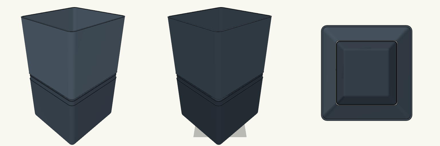 16-Inch Open Top Trash Can