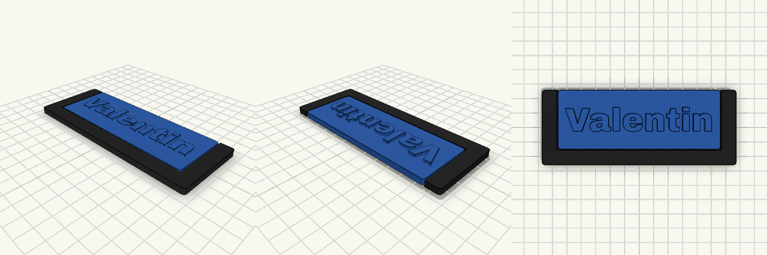 Folding Flat-Pack Name Tag