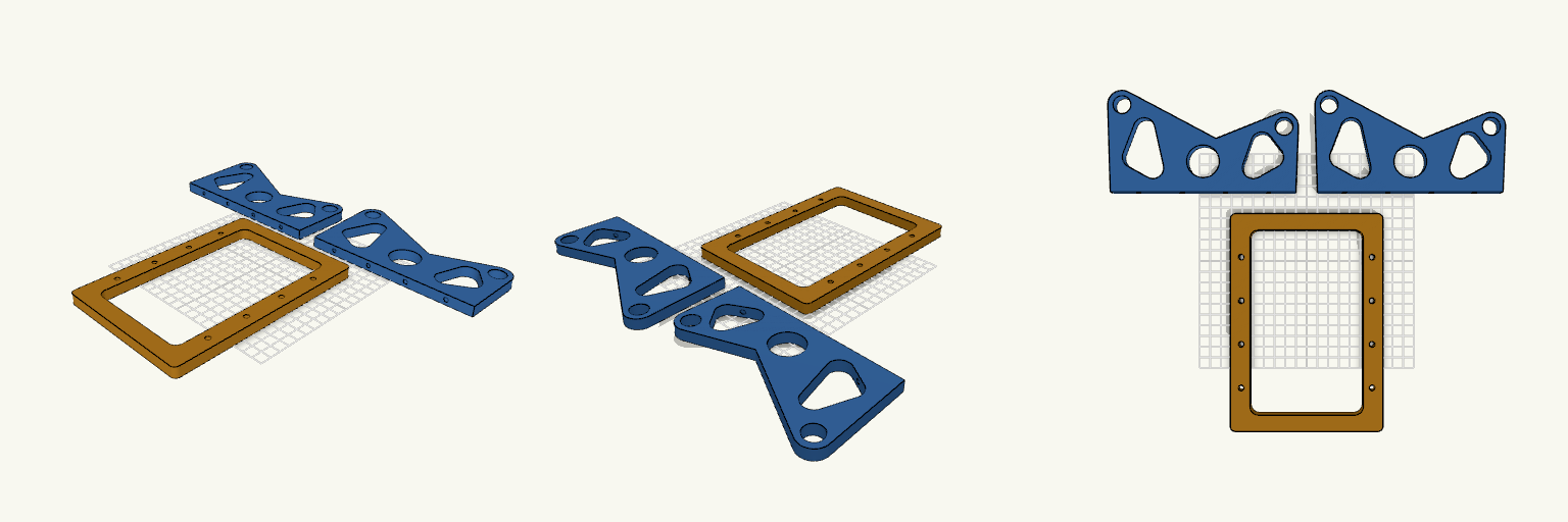 Wide-Stance Filament Bracket Set