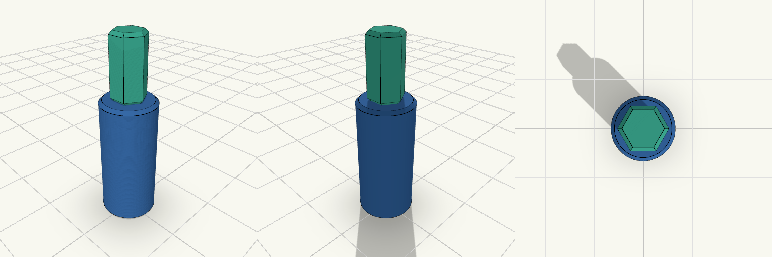 5mm Hex to D-Shaft Adapter