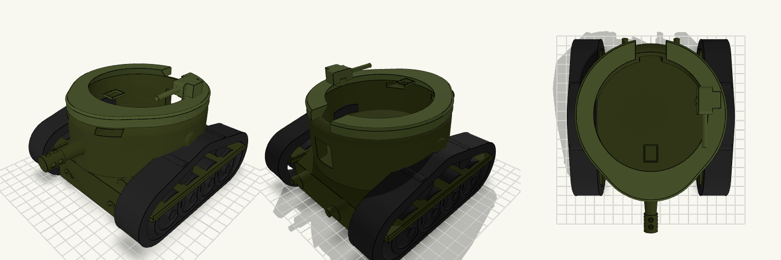 Armored Tank Echo Dot Mount
