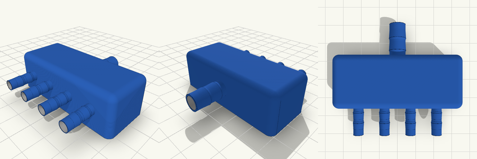 4-Way Water Manifold