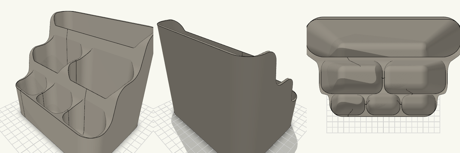 Continuous Sweep Vase Organizer
