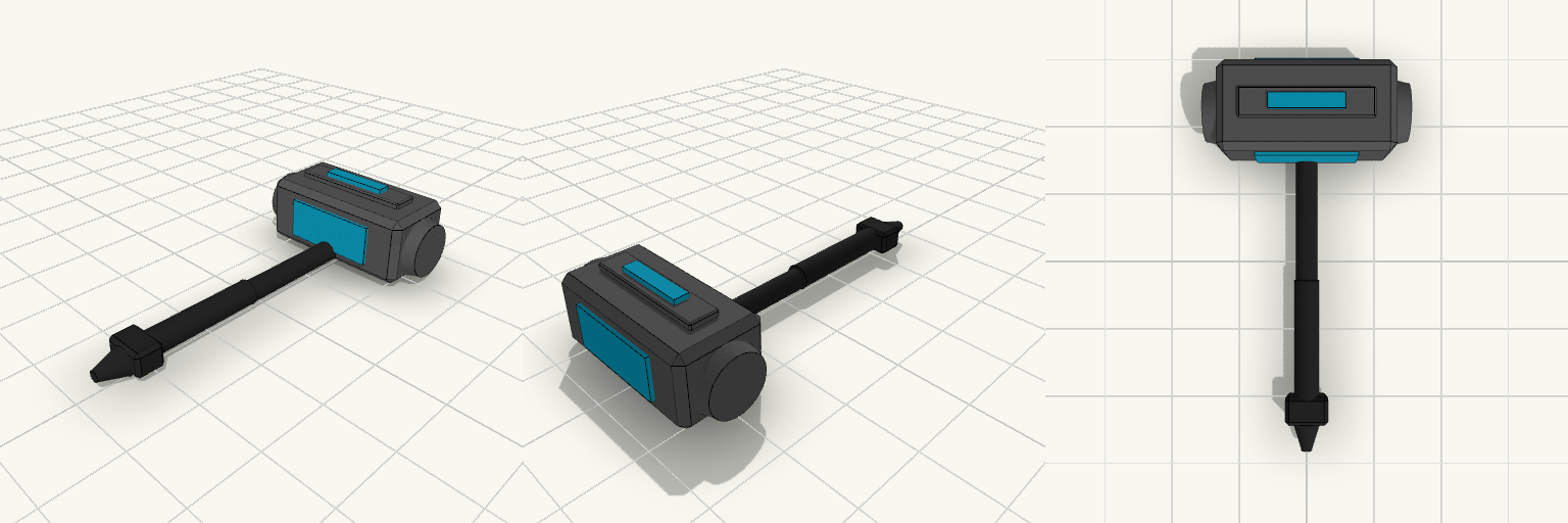 Minifig Gravity Hammer