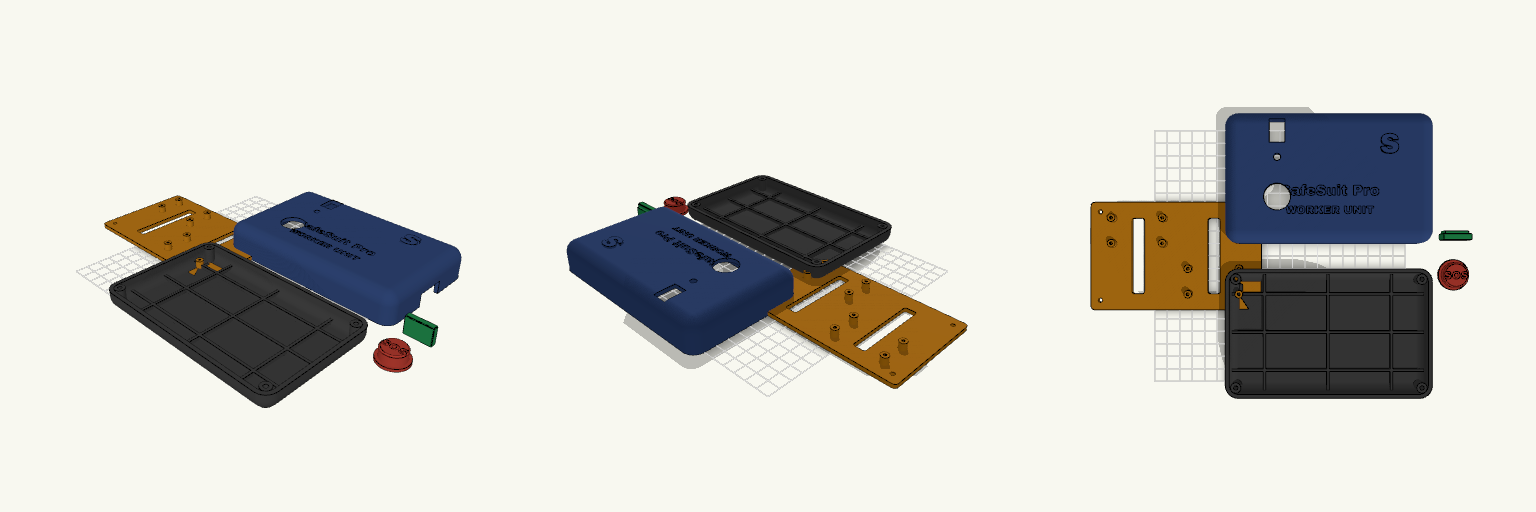 ESP32 / LoRa SafeSuit Enclosure