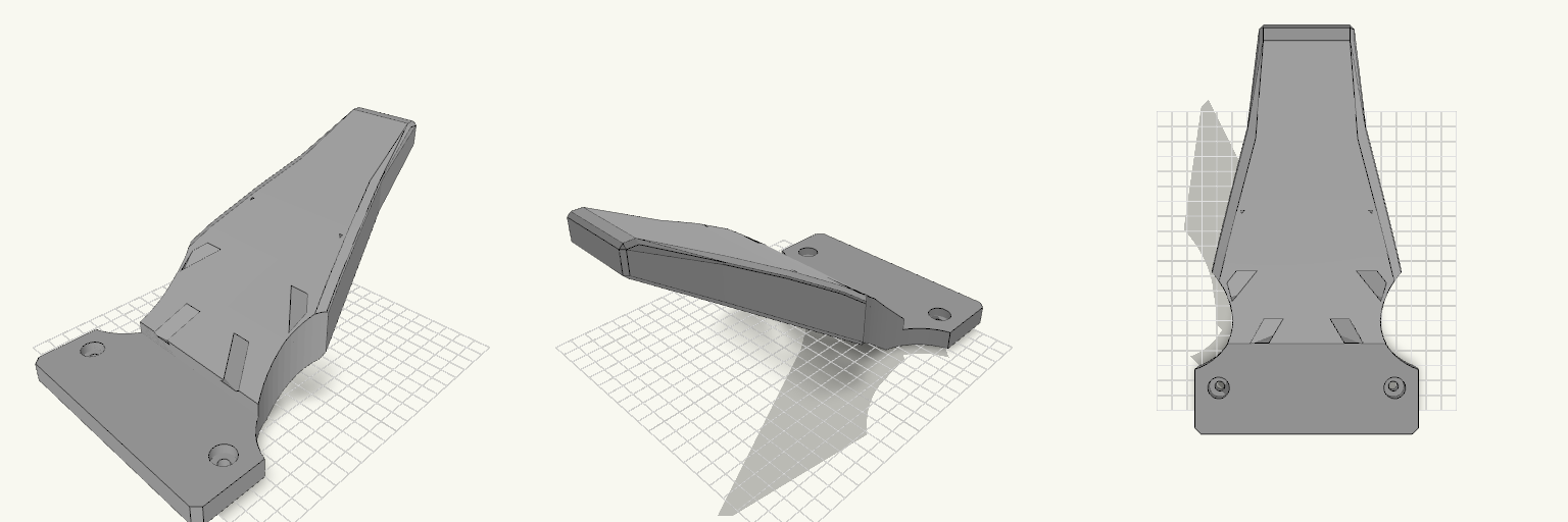 Solid Kicktail Scooter Pedal