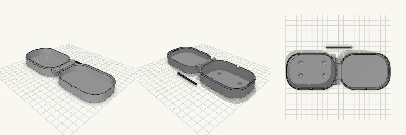 Protective U-Brush Clamshell Case