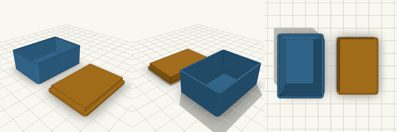 Tiny Lidded Storage Box