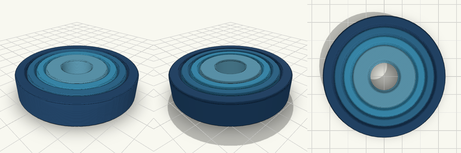 60mm Print-In-Place Concentric Gyro