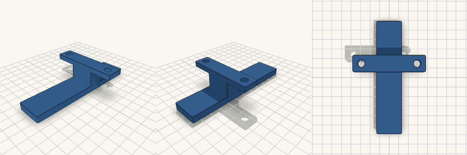 Tee-Spanner — Offset Bracket