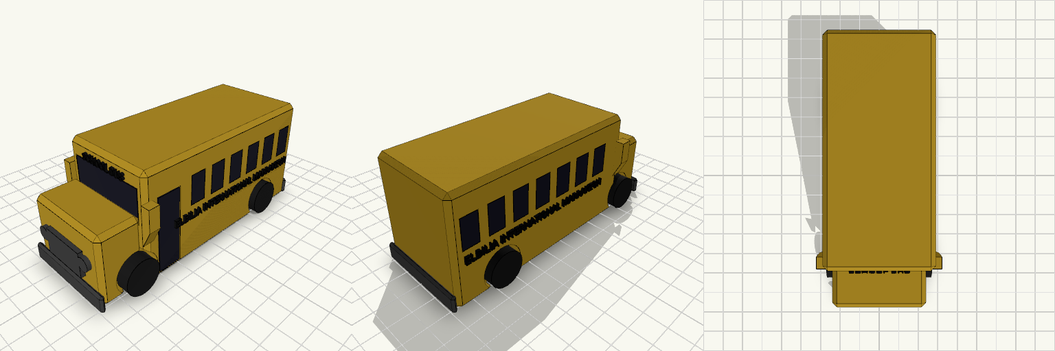 Classic Block School Bus