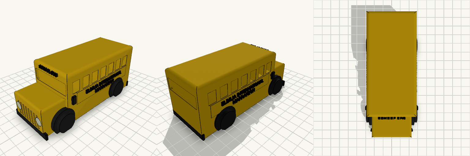 Custom Solid School Bus