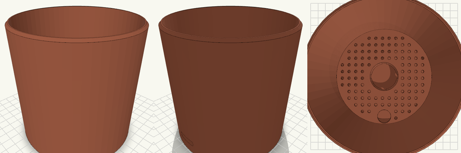 120mm Self-Watering Planter