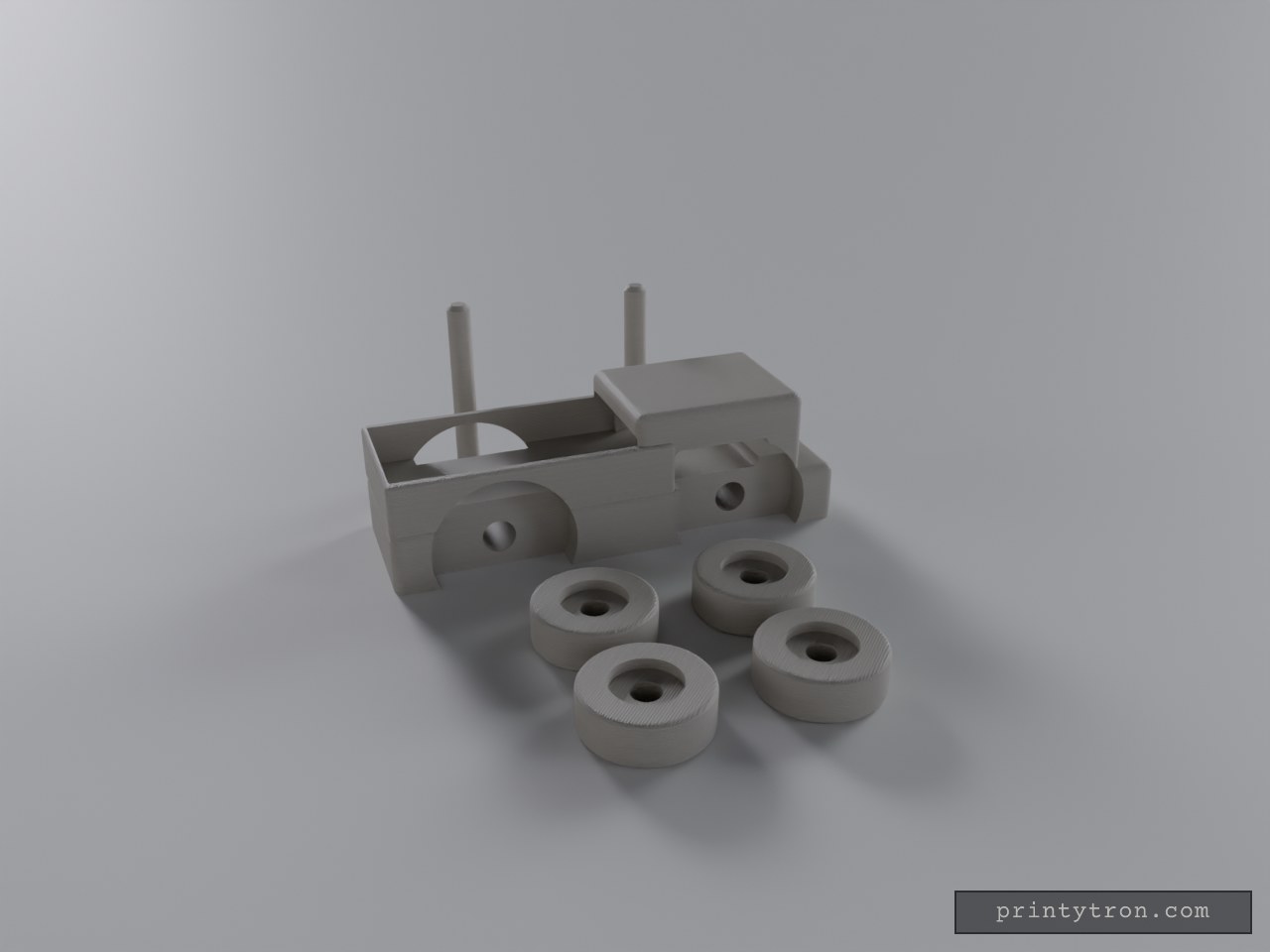Snap-Fit Assembly Racing Car