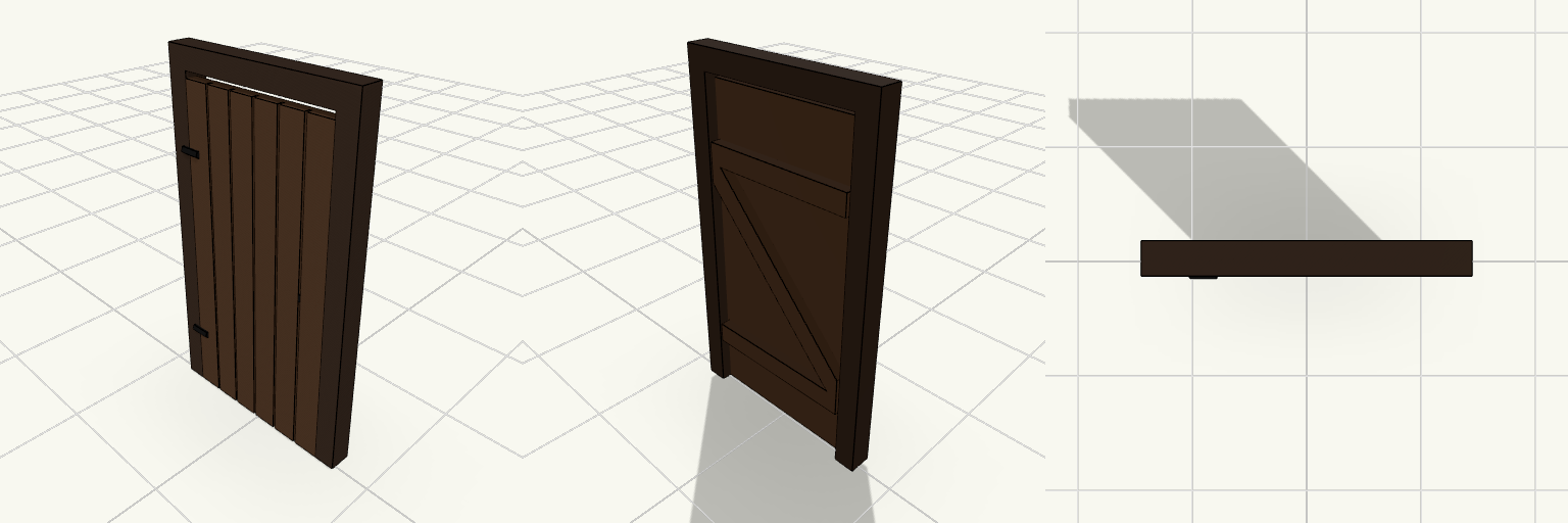 OO Scale Wooden Side Gate