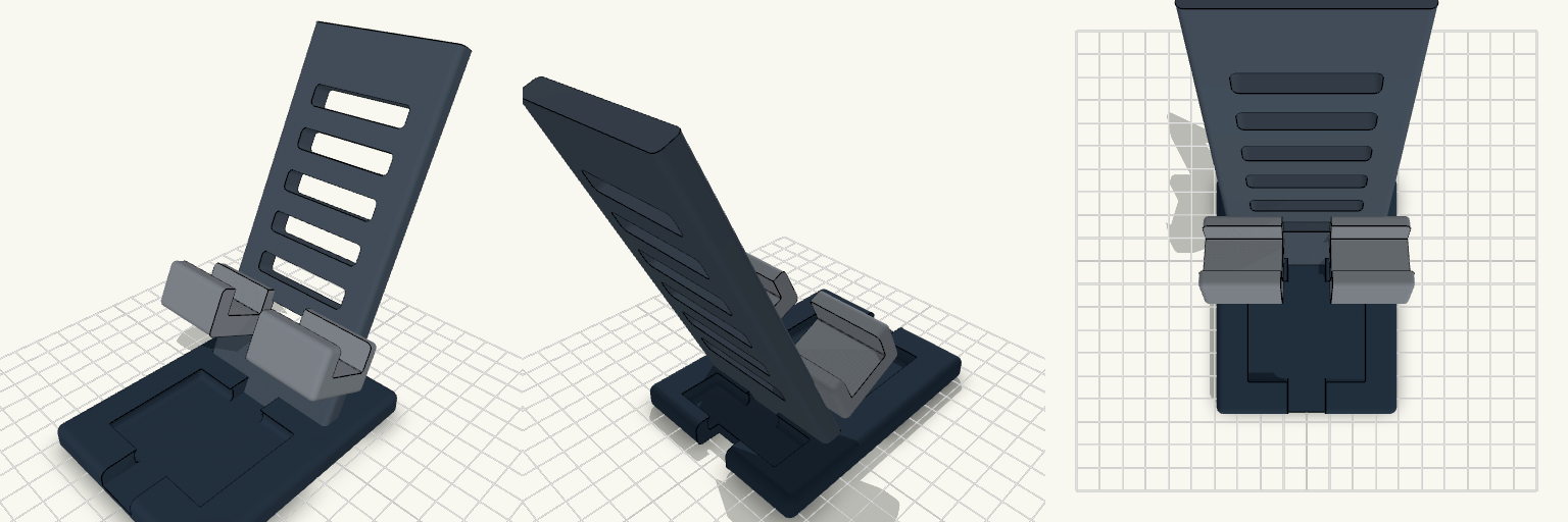 140mm Angled Phone Dock