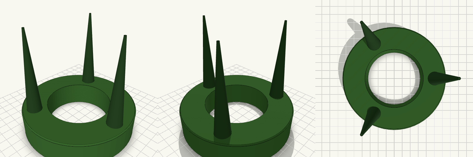 Ground Spike Cup Base