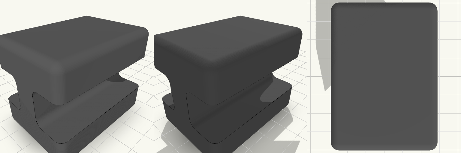 Grey I-Shaped Bracket