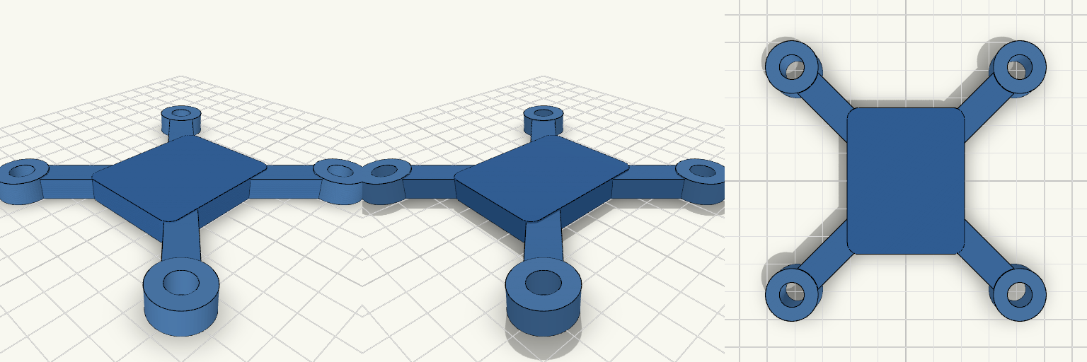 Solid Core Quadcopter Frame