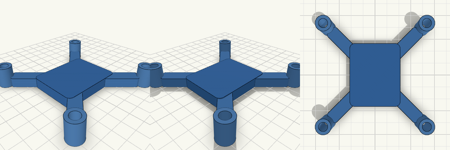 Solid Core Quadcopter Frame