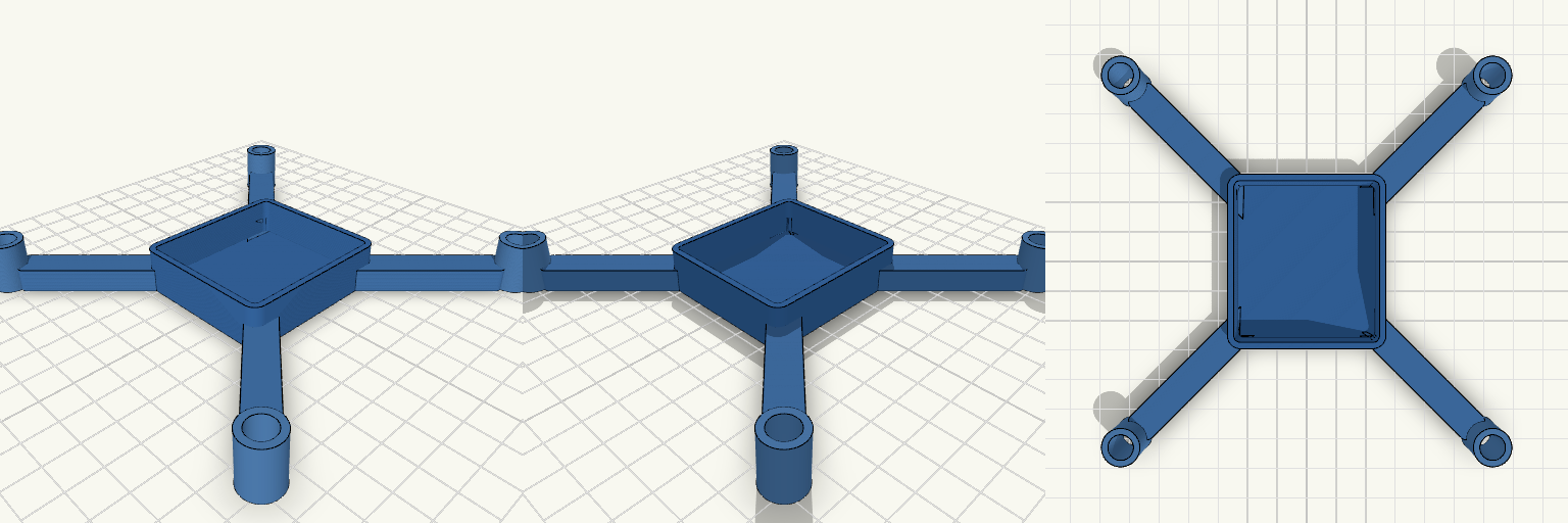 Solid Core Quadcopter Frame