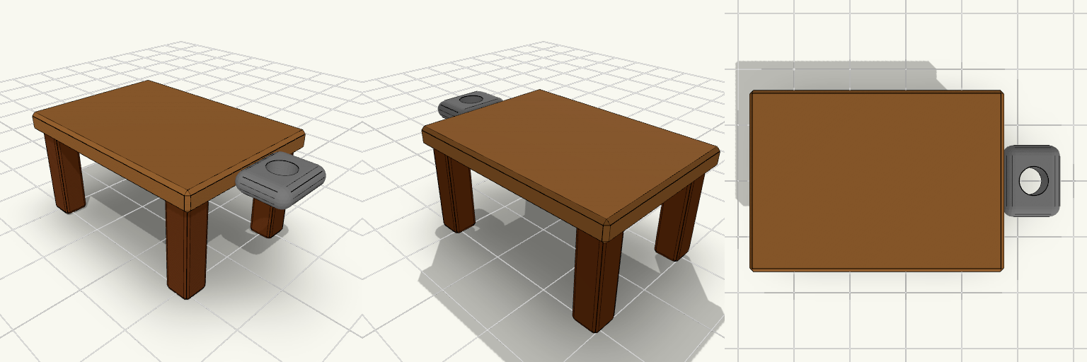 4mm Bore Keychain Table
