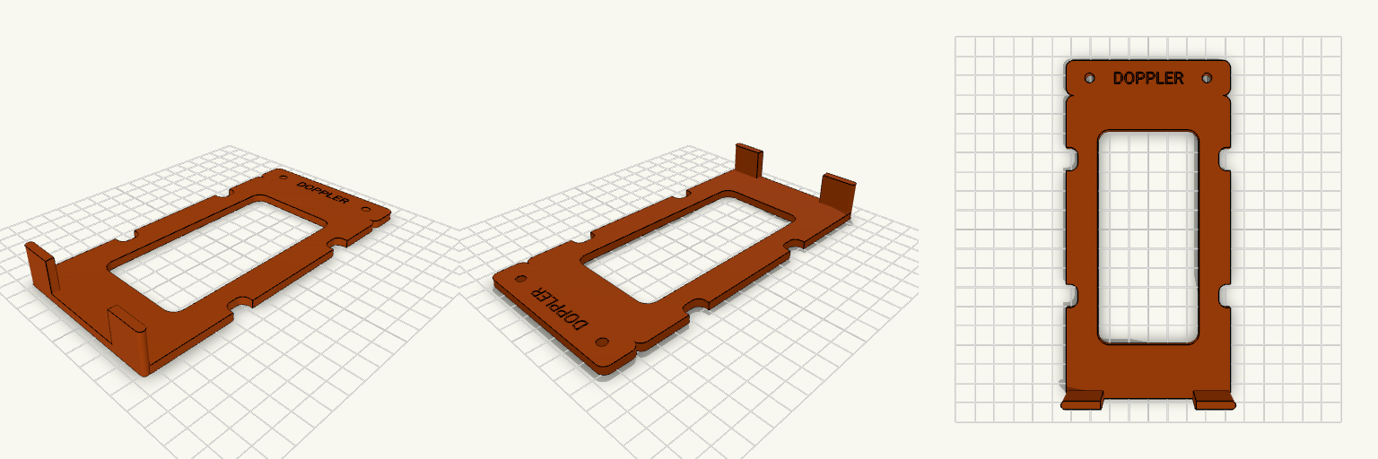 DopplerSled — Physics Pendulum Carrier — 3D model generated and downloaded as STL from Printytron