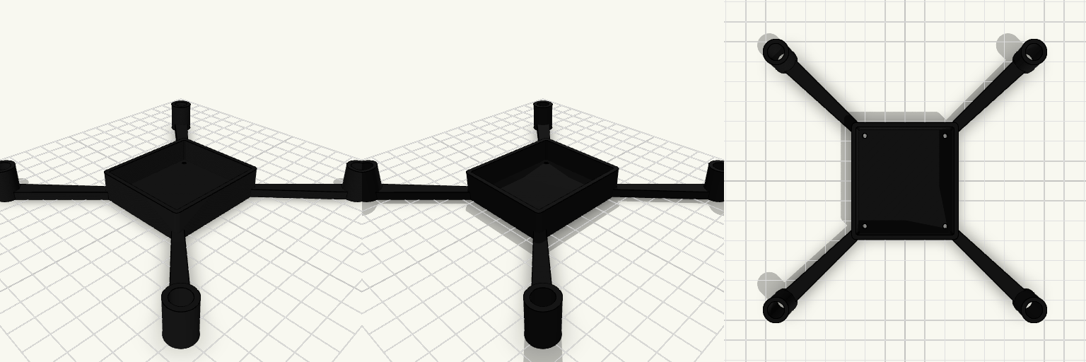 Micro Quadcopter Frame with Skids