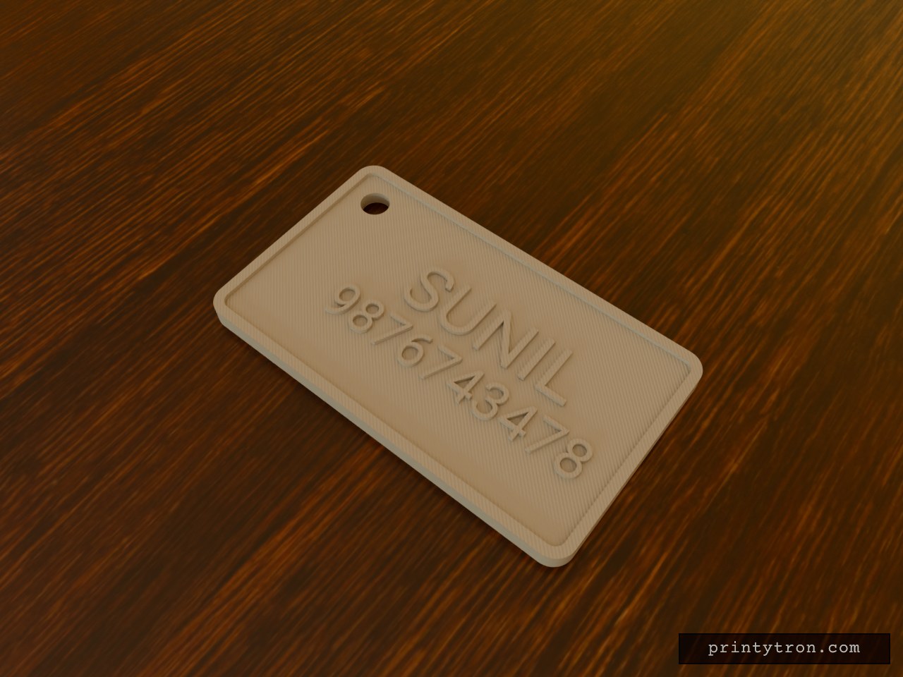 25mm Split Ring Registration Plate