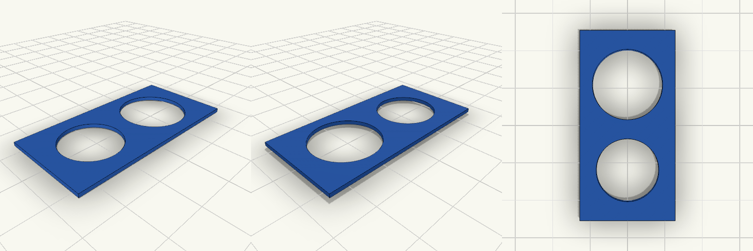 dimensions test plate