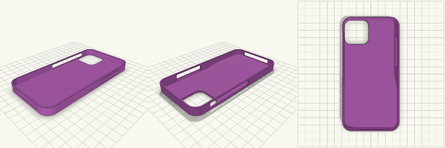 Solid Back iPhone 13 Case