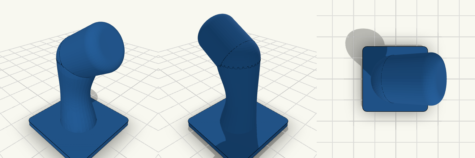 Flat-Backed Angled Wall Hook