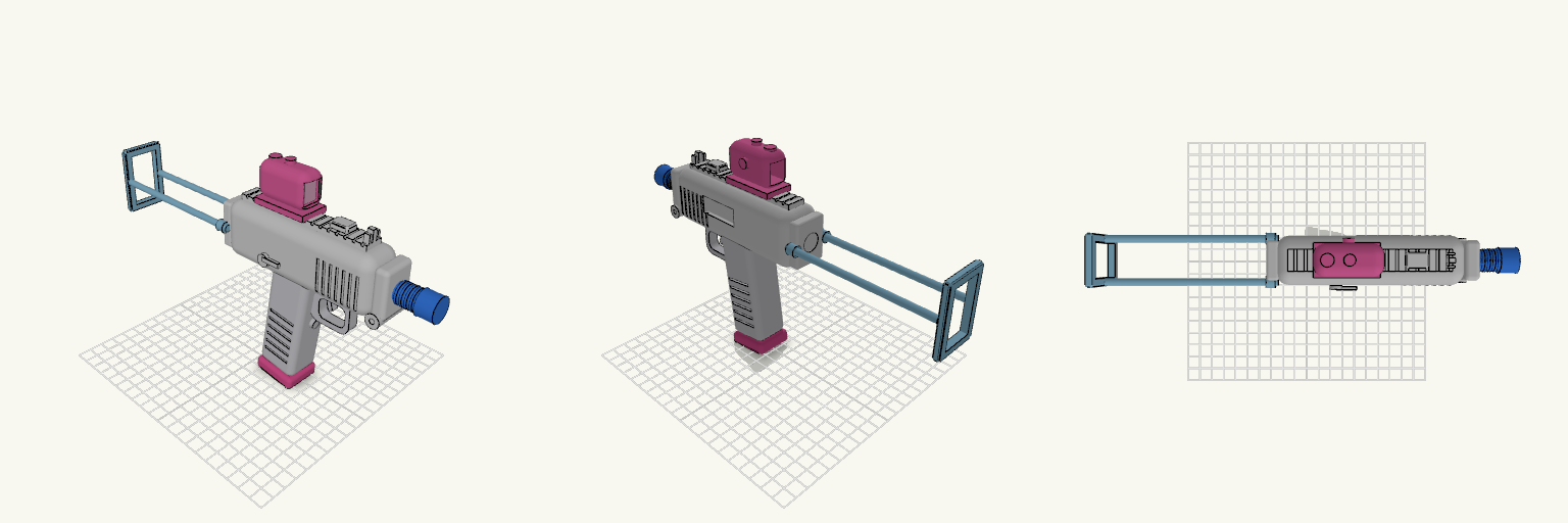 SMG-11 — Red Dot Machine Pistol Replica
